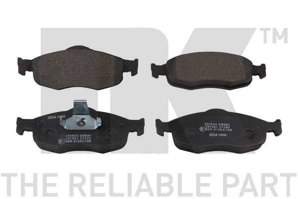 Brake Pad Set, disc brake 222534