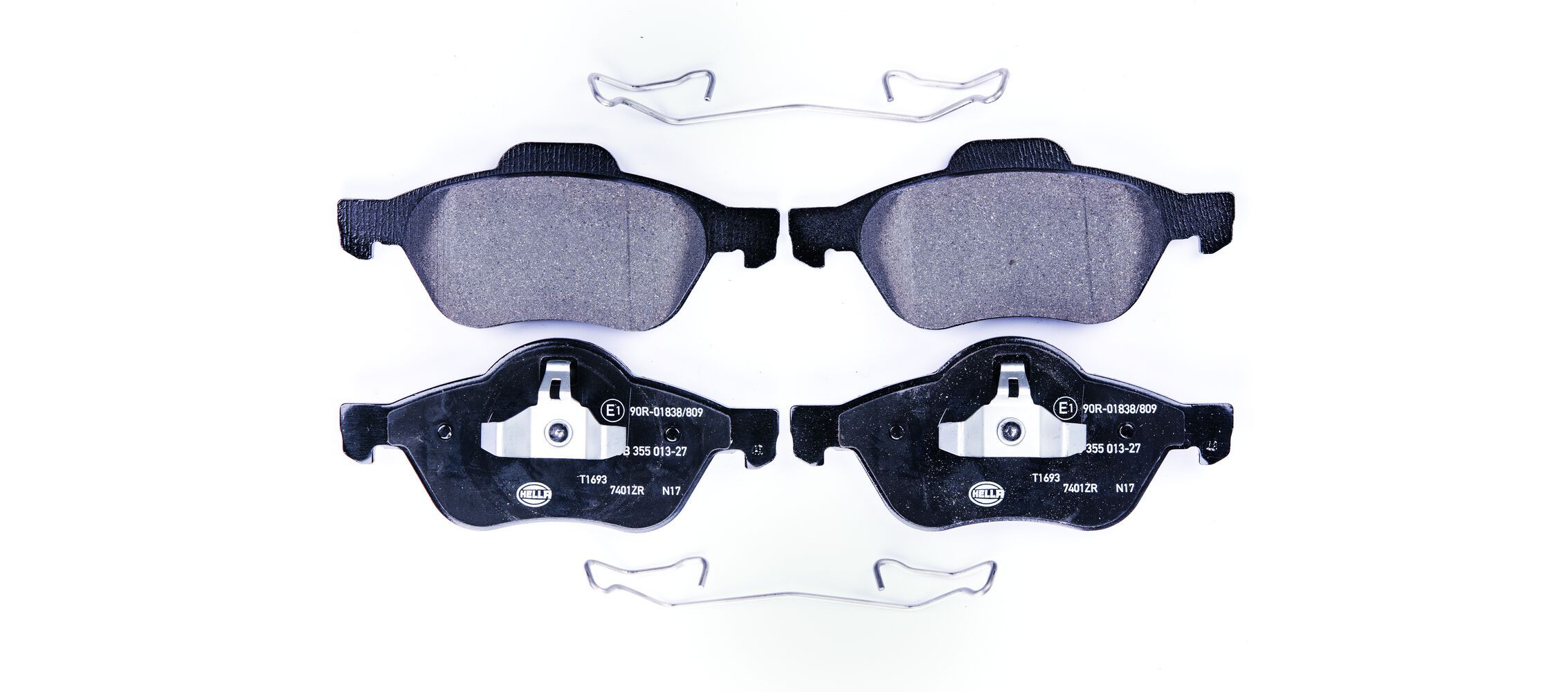 HELLA 8DB 355 013-271 - Bremsbelagsatz, Scheibenbremse