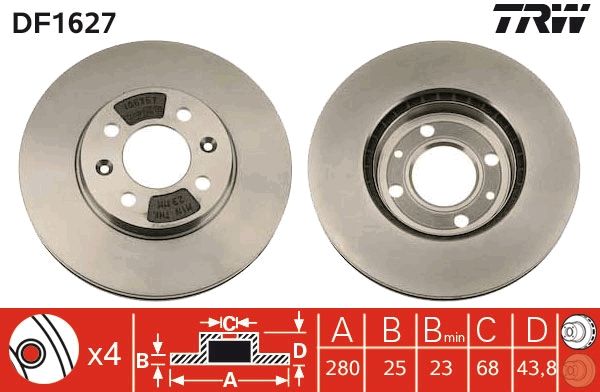 Brake Disc DF1627