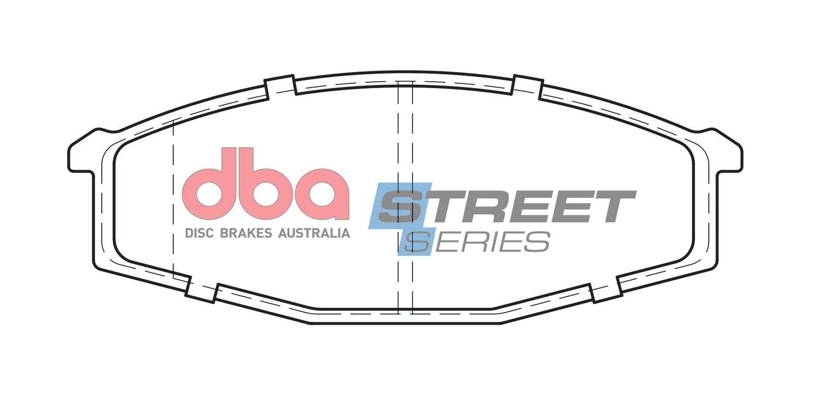 DBA SS STREET SERIES BRAKE PADS [ Nissan Urvan/Maverick/Patrol F ] - TecDoc Only