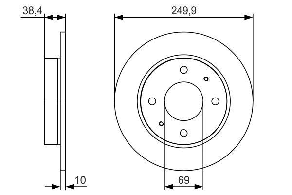 Brake Disc 0 986 479 S84