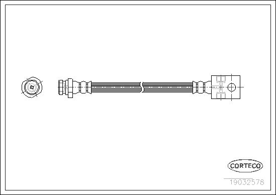 FLEXIBLE DE FREIN NISSAN TERRANO  0705