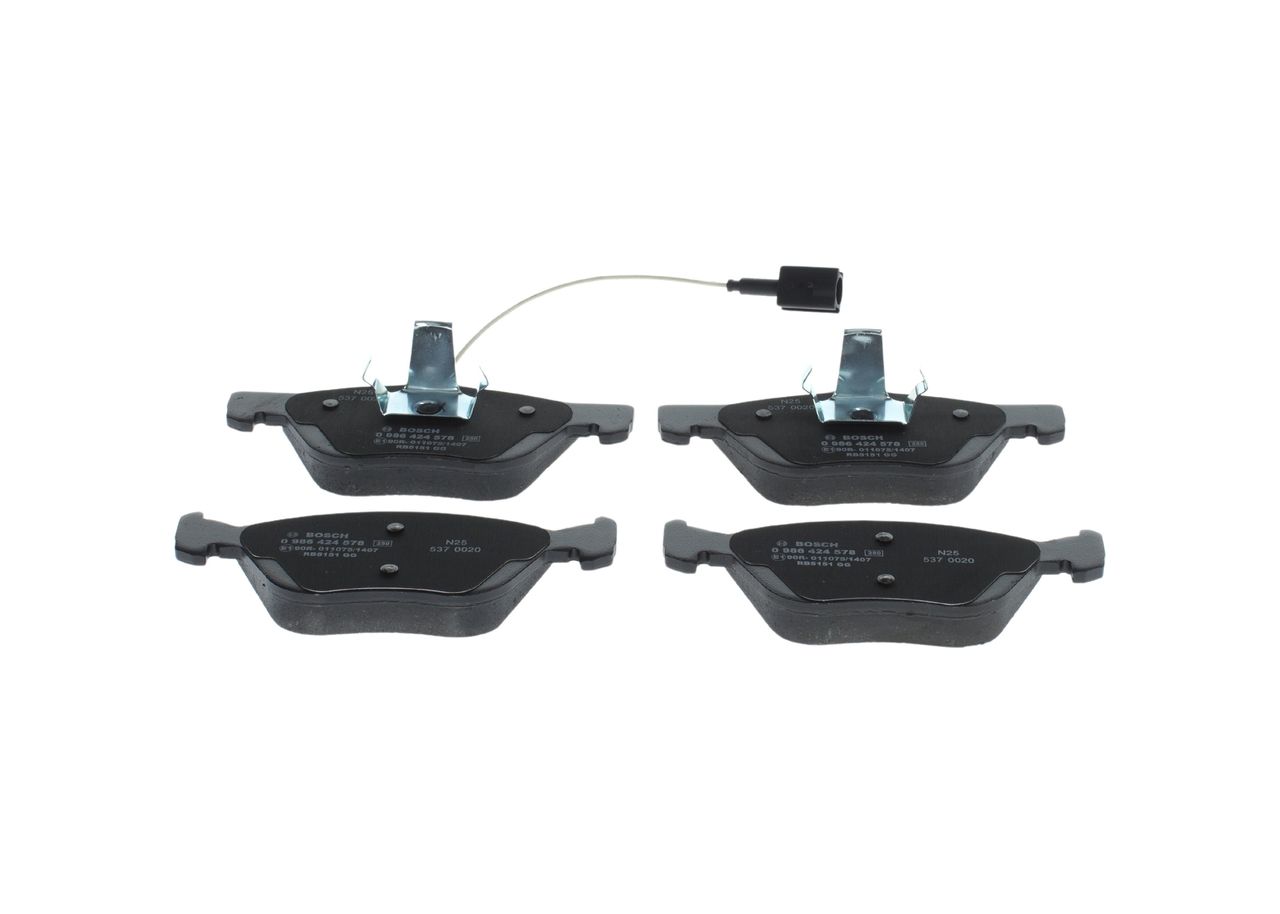 Bremsbelagsatz, Scheibenbremse