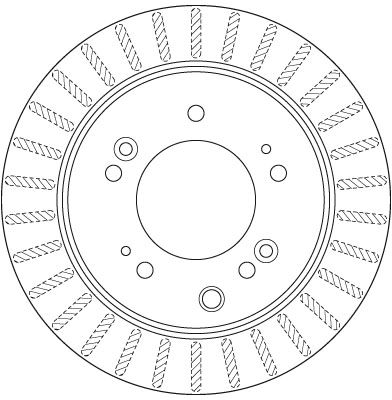 TRW BRAKE DISC - TecDoc 2