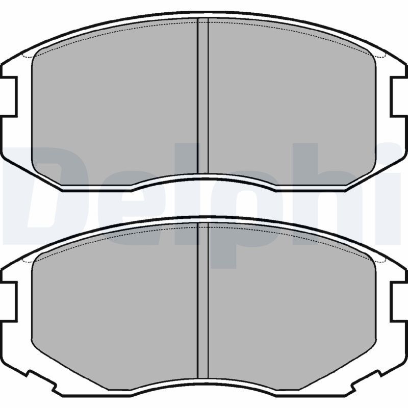 Brake Pad Set, disc brake LP1594