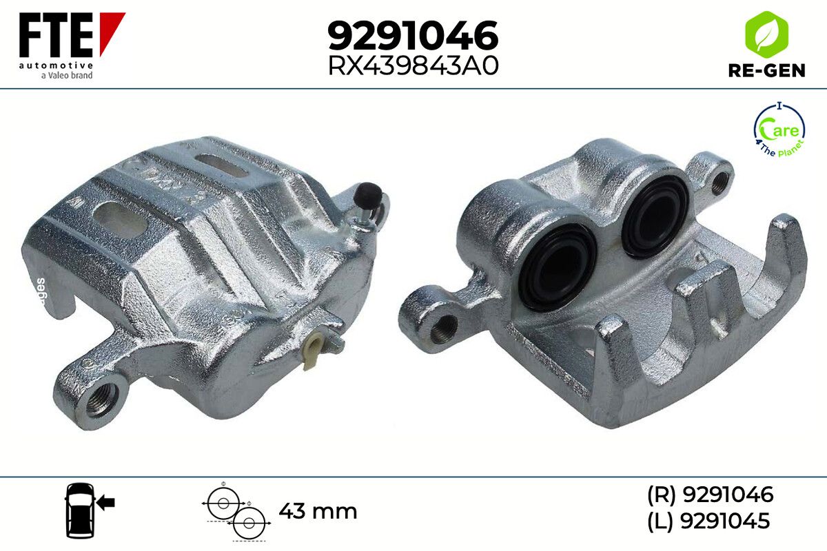 FTE 9291046 - Bremssattel