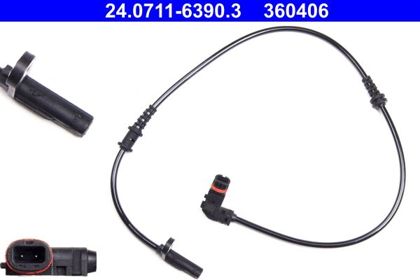 Cảm biến ABS trước Mercedes W204 2049052905 Cảm biến ABS trước Mercedes W204 2049052905