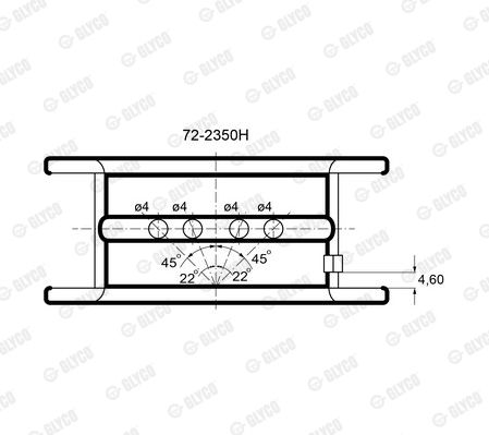 72-2350H GLYCO csapágy