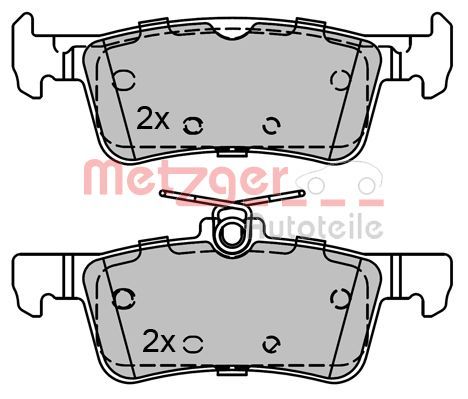 Brake Pad Set, disc brake 1170810