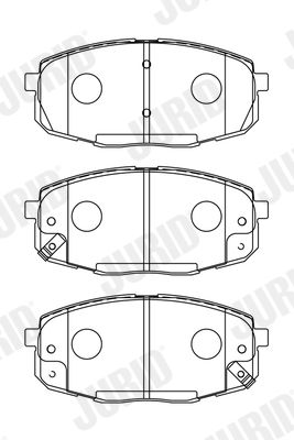 Brake Pad Set, disc brake 573730J