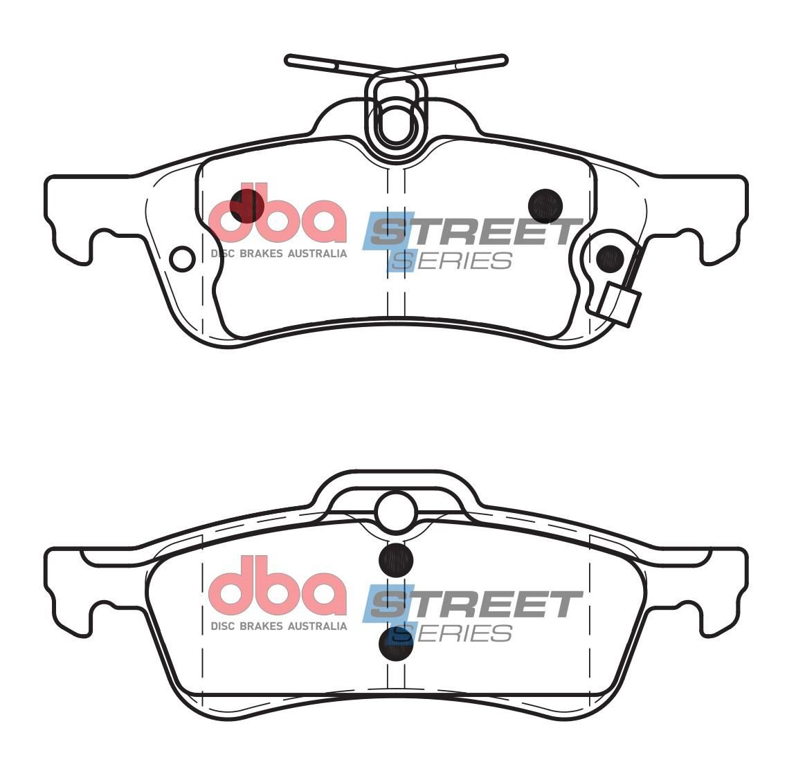 DBA SS STREET SERIES BRAKE PADS [ Honda Civic FK / 2012-> R  ] - TecDoc Only