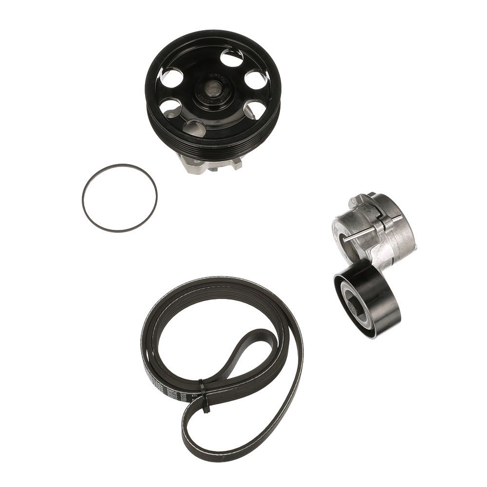 vandens siurblys + V formos rumbuotas diržas, komplektas