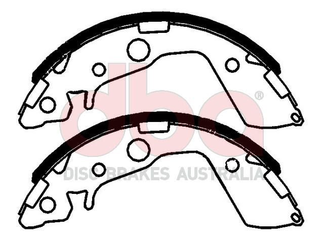 Street Series Brake Shoes [Honda Jazz 180mm] - TecDoc Only