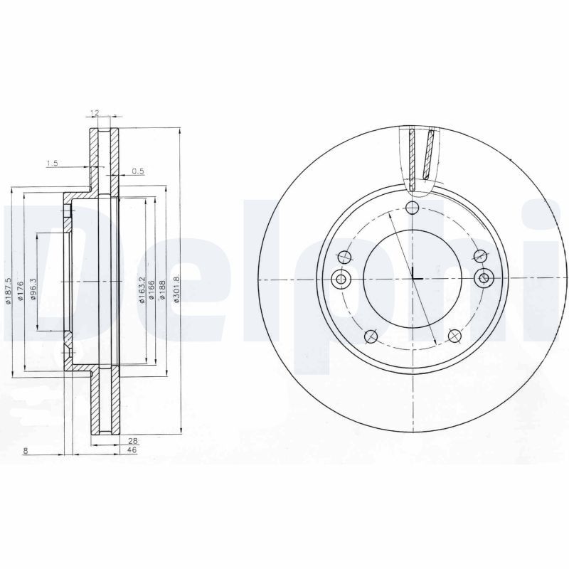 Brake Disc BG3858