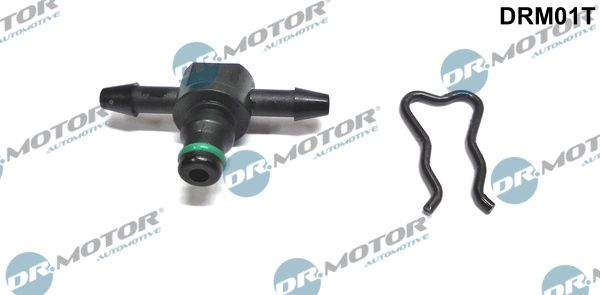 Dr.Motor Automotive DRM01T Hose Connector, fuel hose