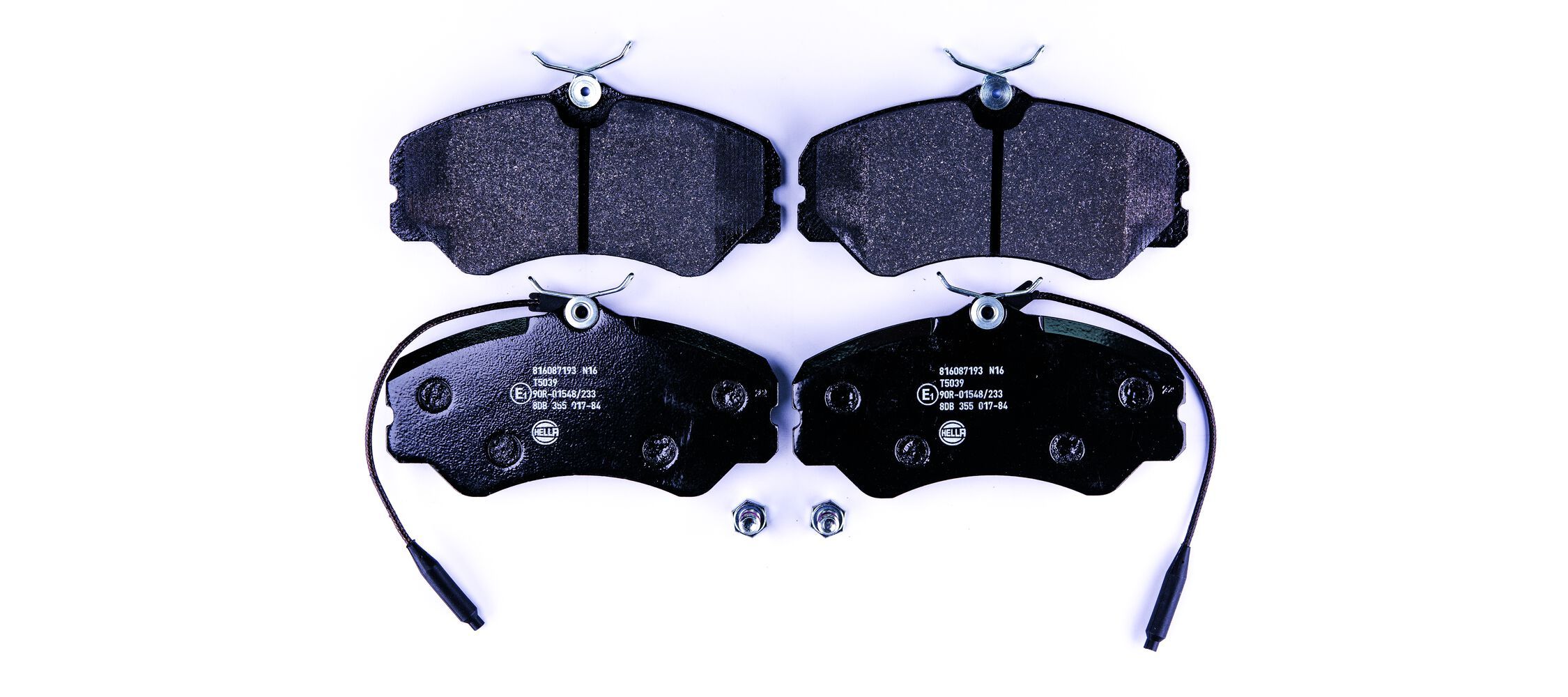 Bremsbelagsatz, Scheibenbremse