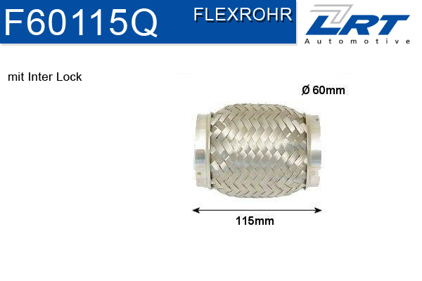 LRT F60115Q - Flexrohr, Abgasanlage
