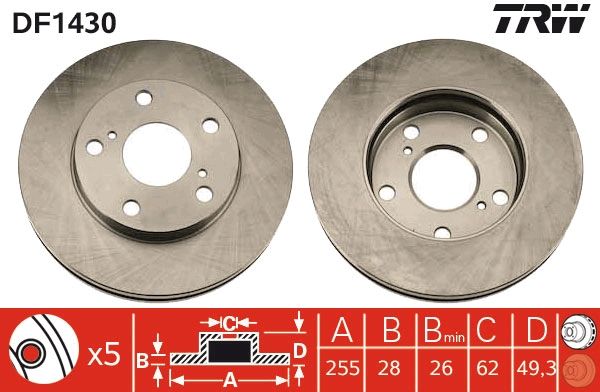 PAIRE DE DISQUES  9900