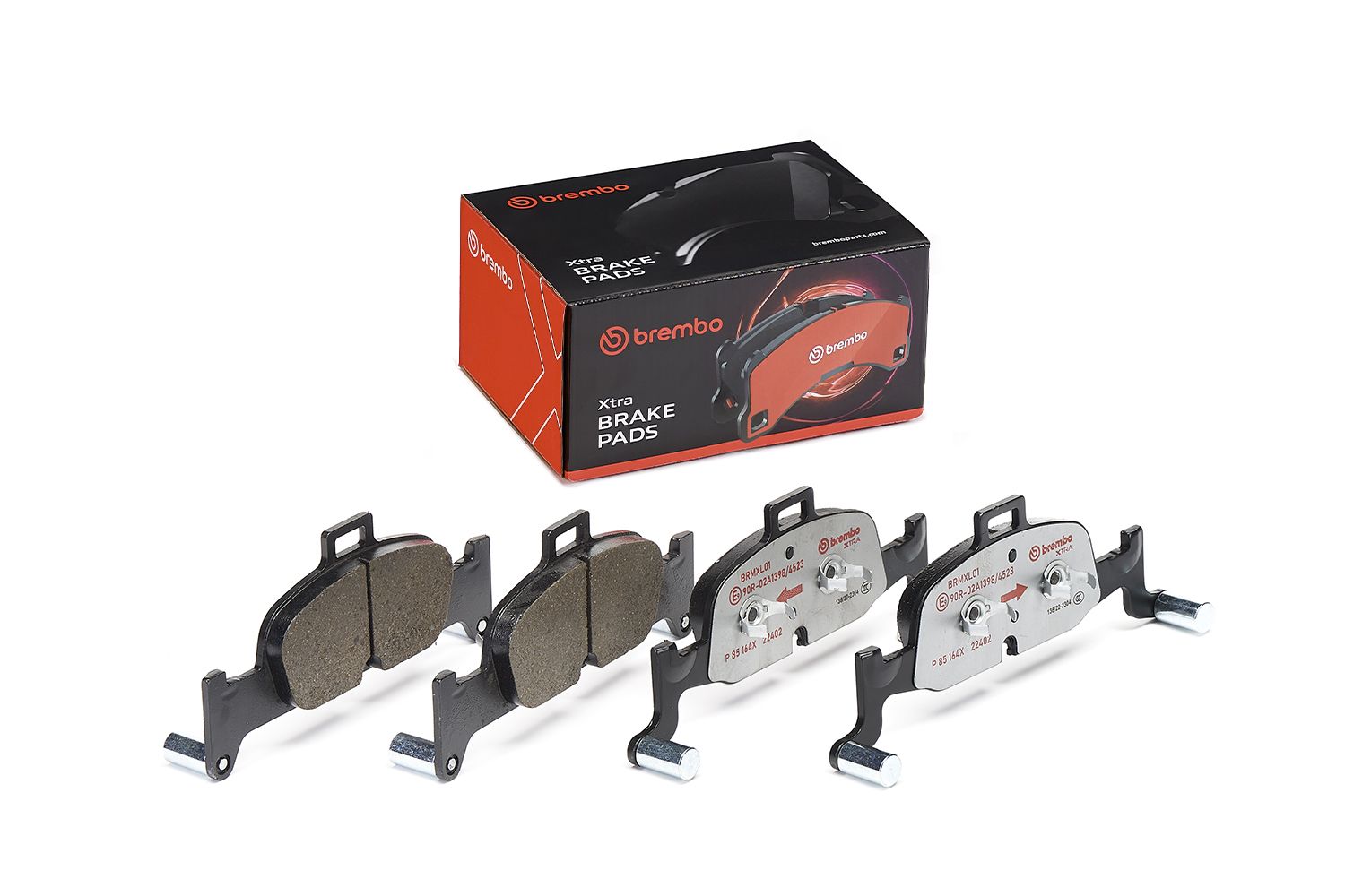 BREMBO P 85 164X - Bremsbelagsatz, Scheibenbremse XTRA LINE