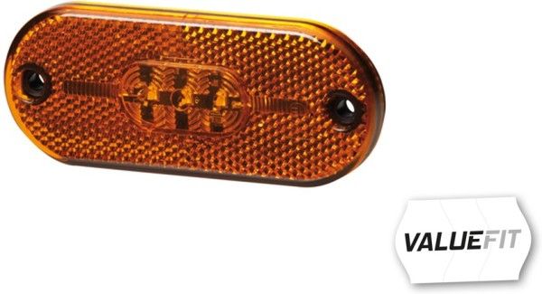 VF FEU LAT OVAL 12V LED ORANGE +CAT