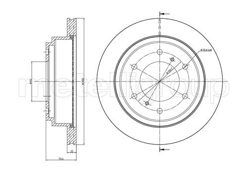 Brake Disc 23-0778C