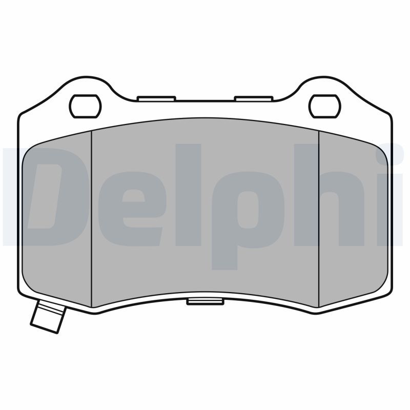 Brake Pad Set, disc brake LP3676