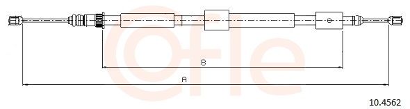 COFLE 10.4562 - Seilzug, Feststellbremse