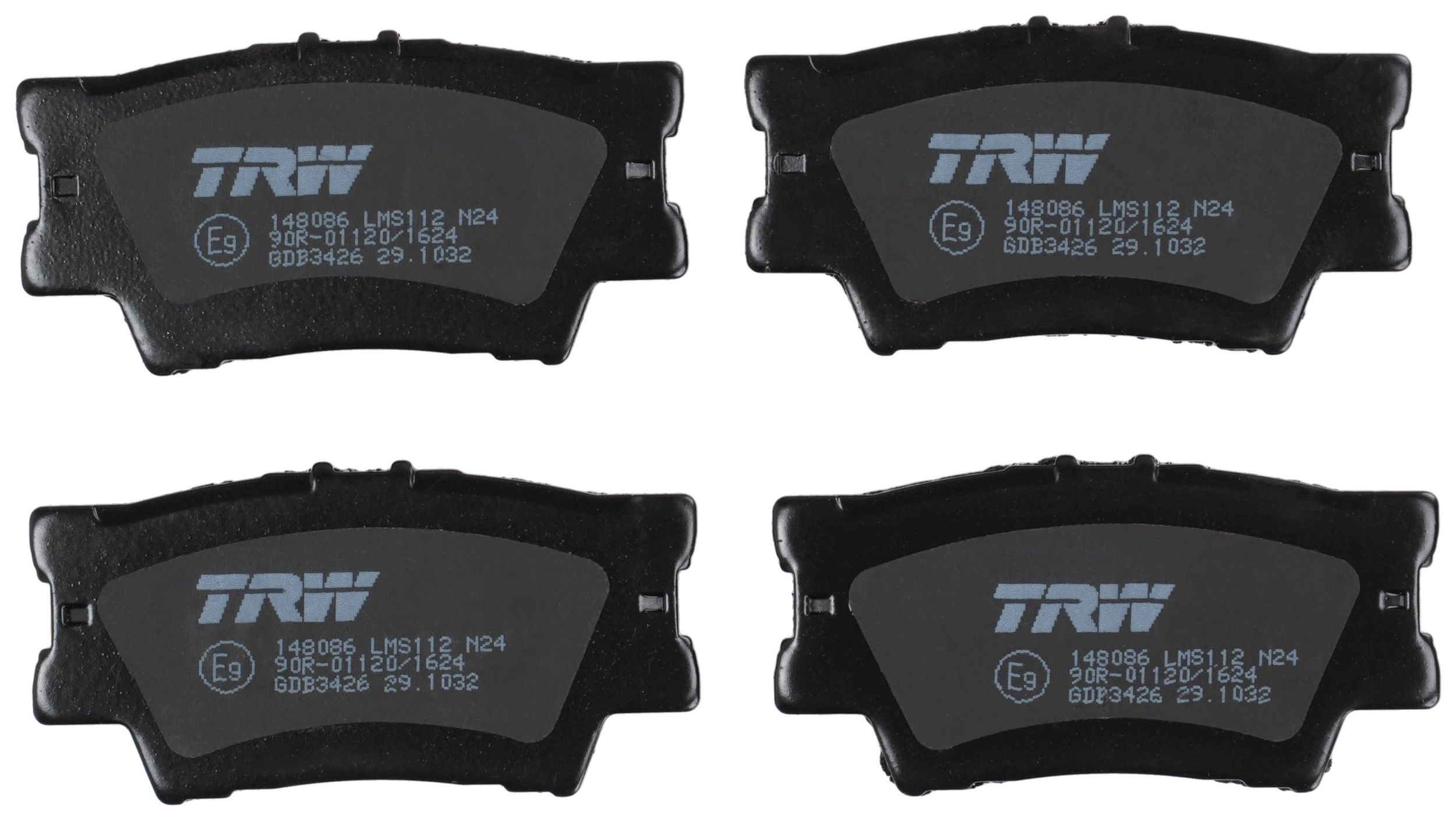TRW DISC BRAKE PADS - TecDoc 2