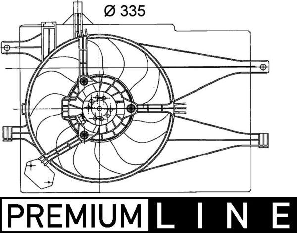 Ventilador, refrigeración del motor