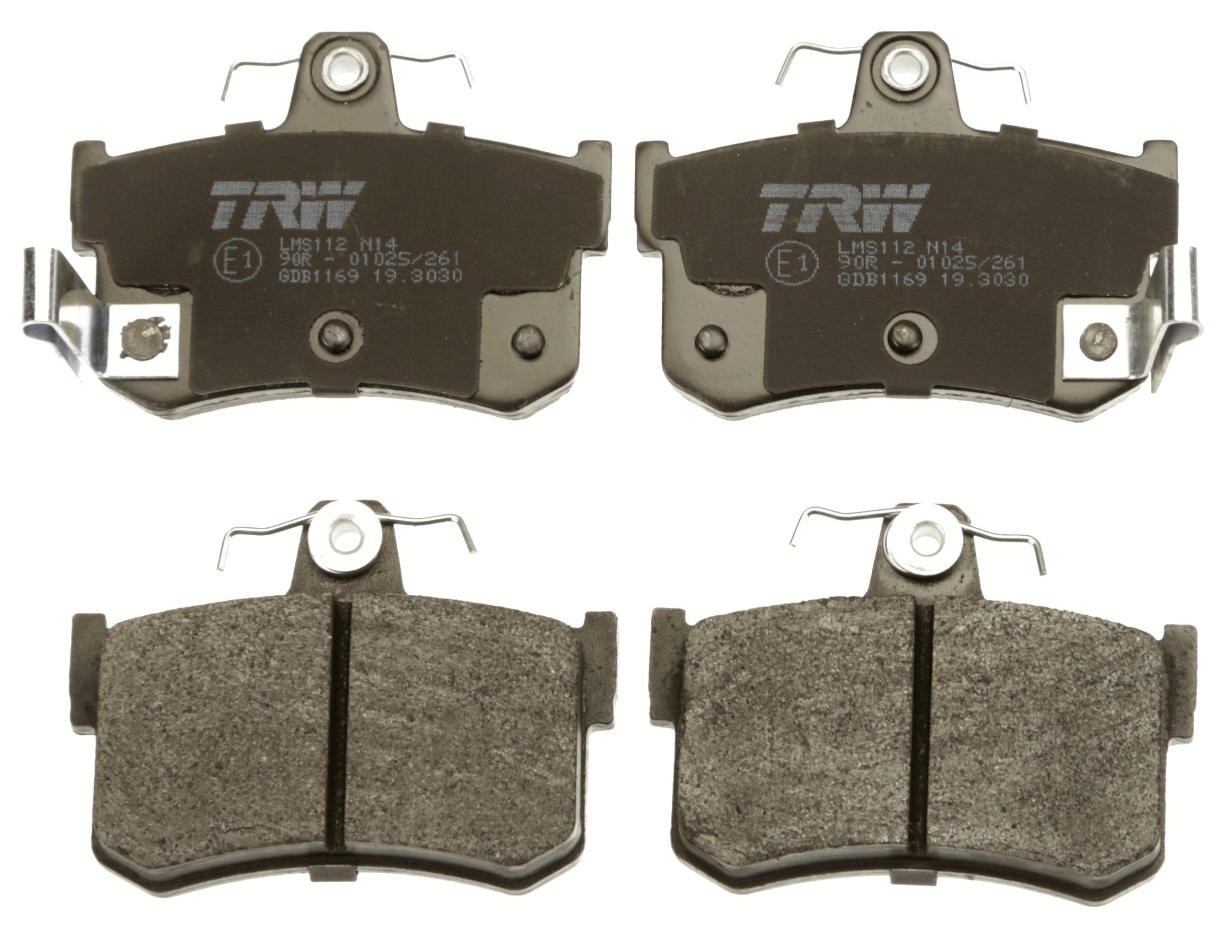 TRW DISC BRAKE PADS - TecDoc 2