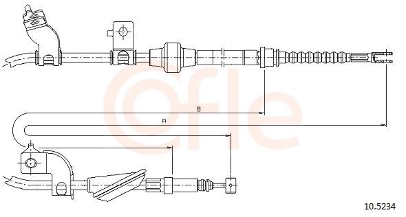 COFLE 10.5234 - Seilzug, Feststellbremse