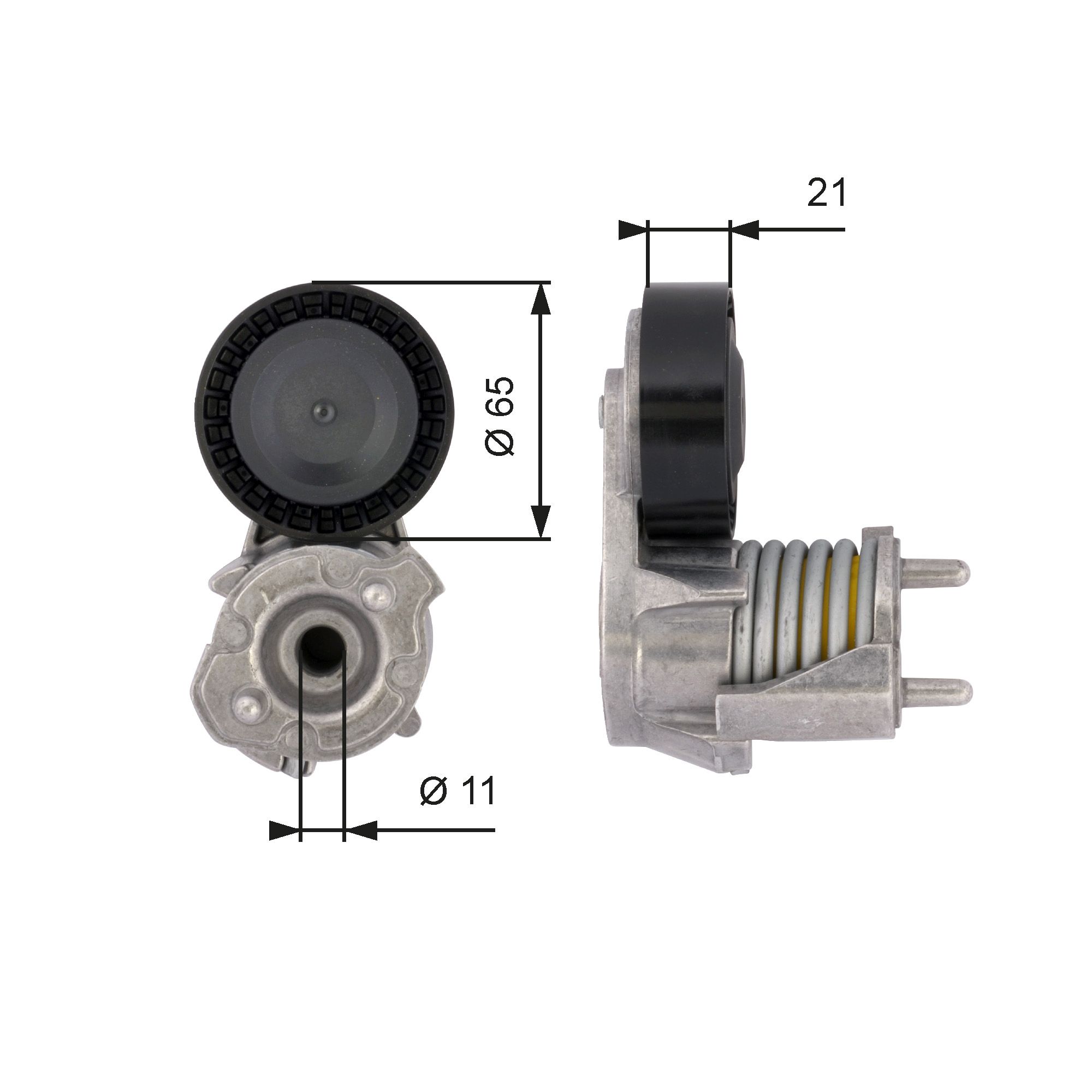 Belt Tensioner, V-ribbed belt T39118