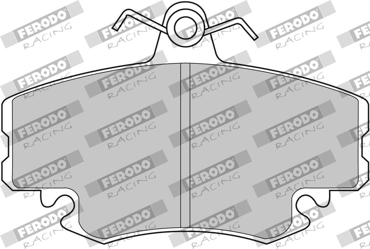 FERODO RACING FCP845H - Bremsbelagsatz, Scheibenbremse DS2500