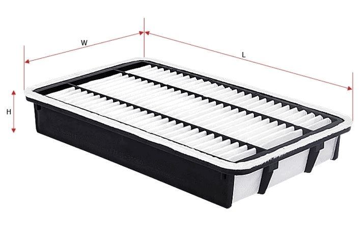 AIR FILTER FITS A1632 - TecDoc Only
