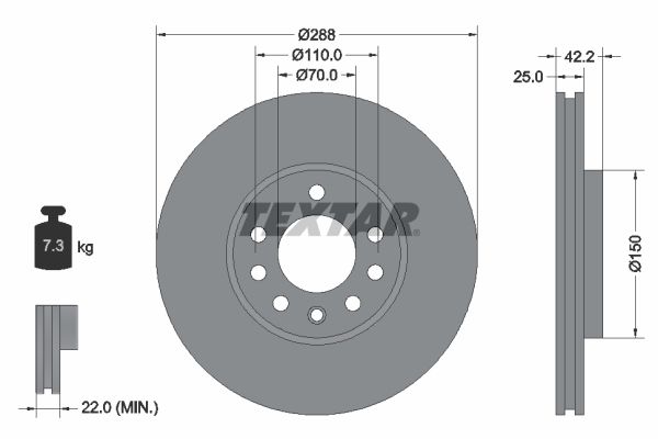 Brake Disc 92075603