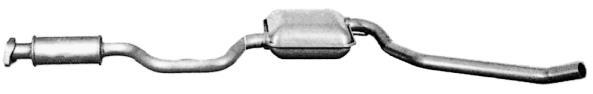 Mittelschalldämpfer