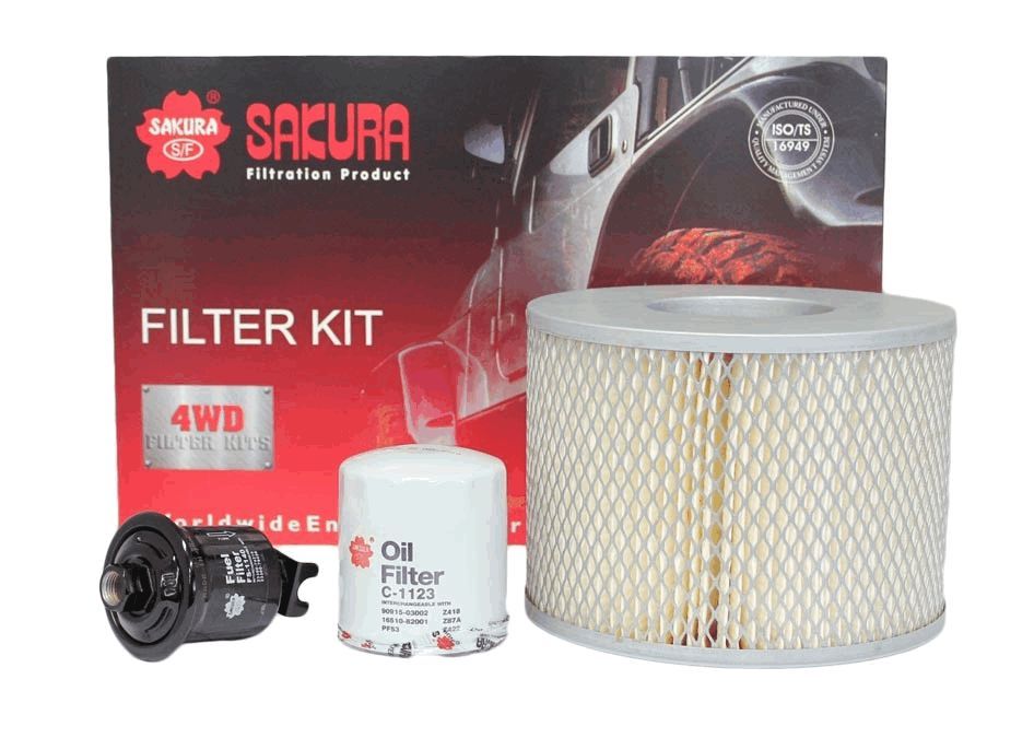 FILTER KIT OIL AIR FUEL TOYOTA - TecDoc Only
