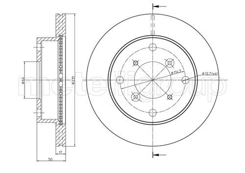 Brake Disc 23-0691