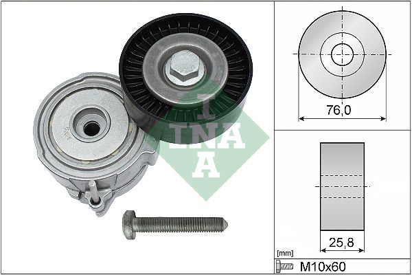 Belt Tensioner, V-ribbed belt 534 0375 10