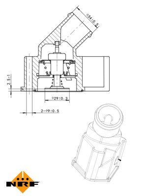 Thermostat, K&uuml;hlmittel