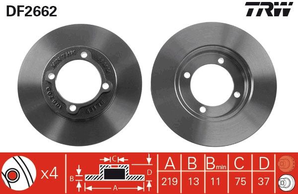 PAIRE DE DISQUES  9900