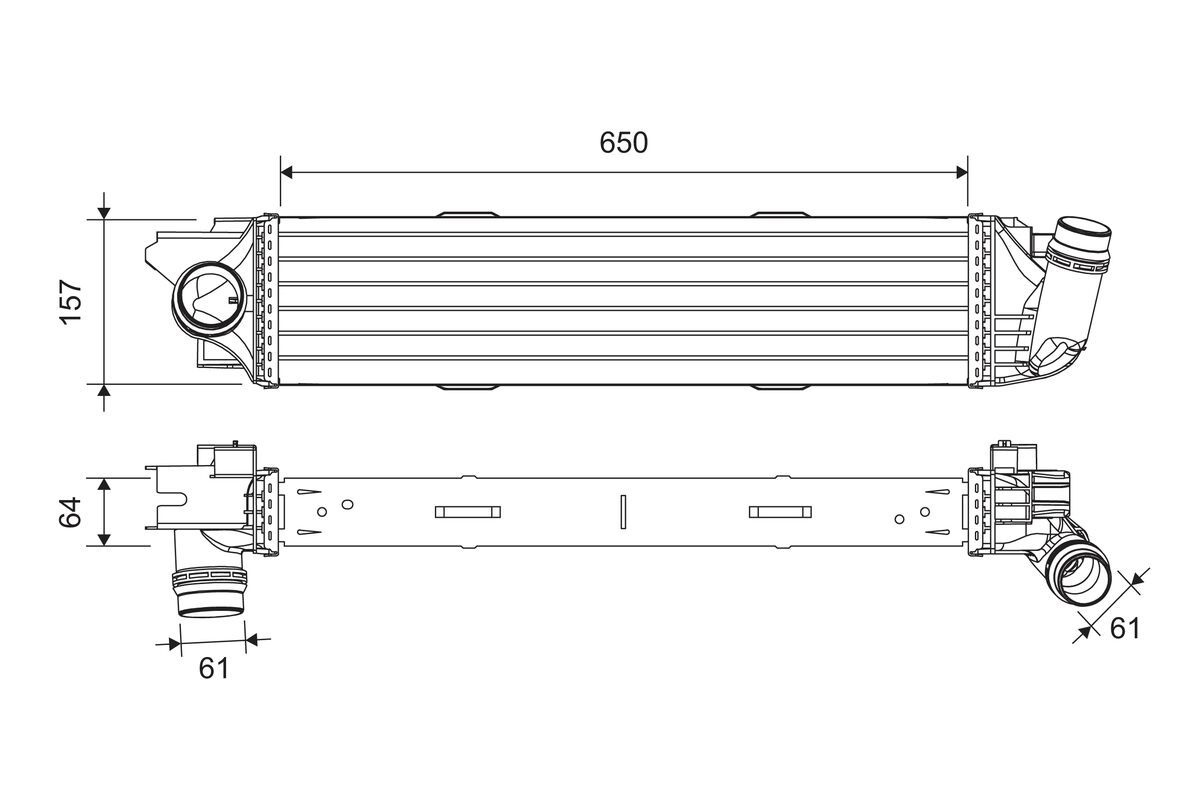 VALEO 818299 Charge Air Cooler