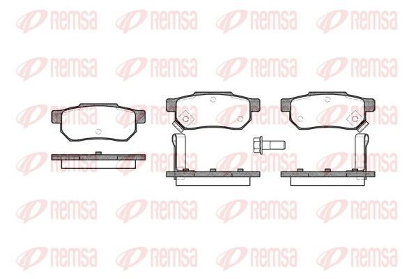 Brake Pad Set, disc brake 0233.02