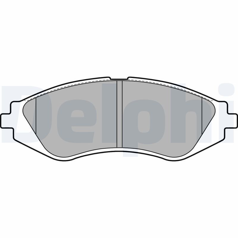 Комплект тормозных колодок, дисковый тормоз LP1779