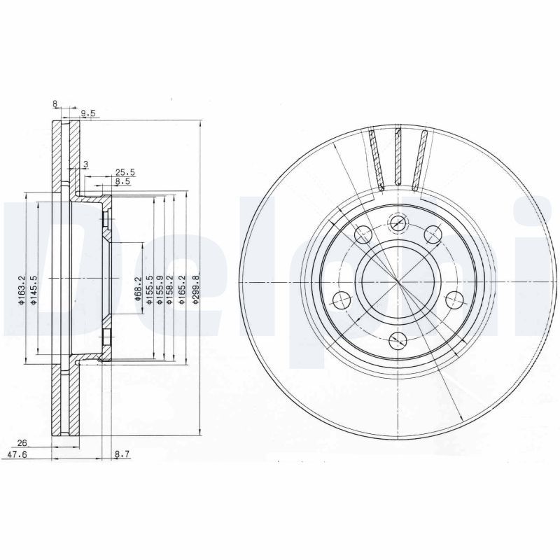 Brake Disc BG3696