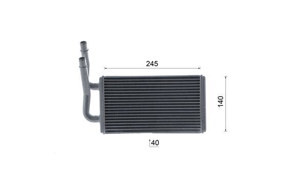 Wärmetauscher, Innenraumheizung Wärmetauscher, Innenraumheizung