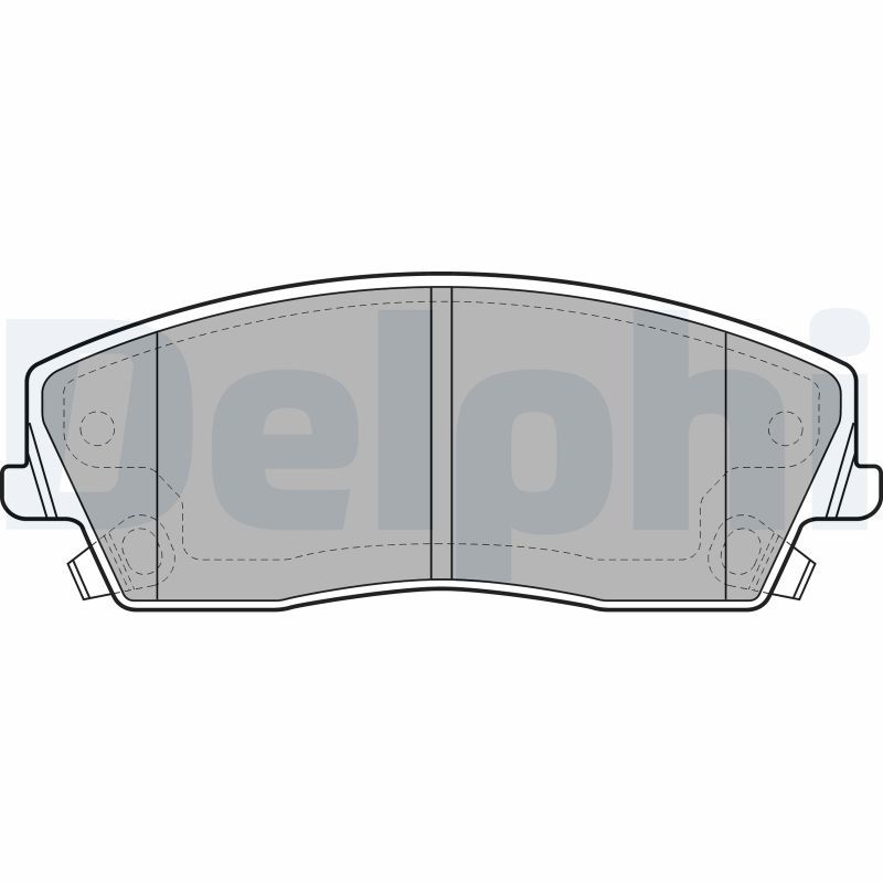 Brake Pad Set, disc brake LP2034