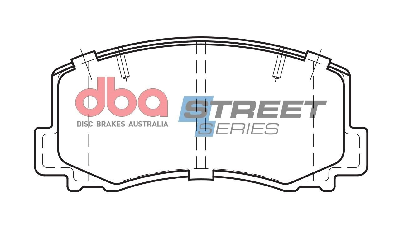 DBA SS STREET SERIES BRAKE PADS [ Holden/Mitsubishi/Nissan & Toyota 1984-95 F ] - TecDoc Only