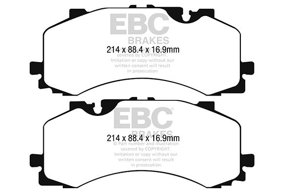 EBC Brakes DP42279R - Bremsbelagsatz, Scheibenbremse