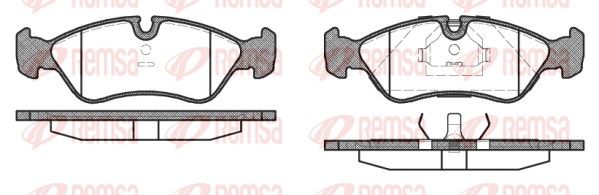 Brake Pad Set, disc brake 0286.10